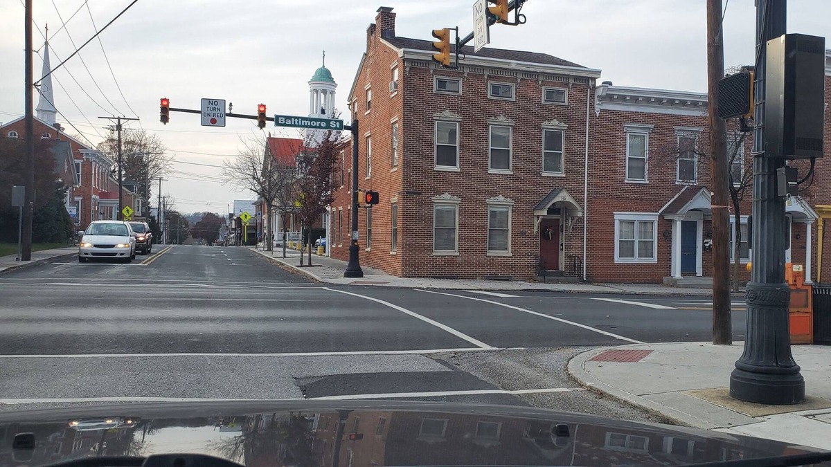 Gettysburg Apartment | Great downtown location w/ parking. Transit stop across the street. Unit 1 of 4.