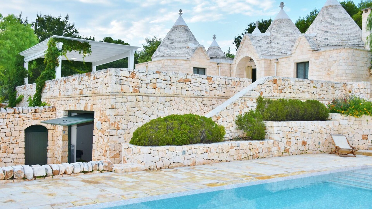 Cisternino Villa | Great Trulli Style Villa w/Infinity Edge Heated Private Pool, 500+sqm Terraces