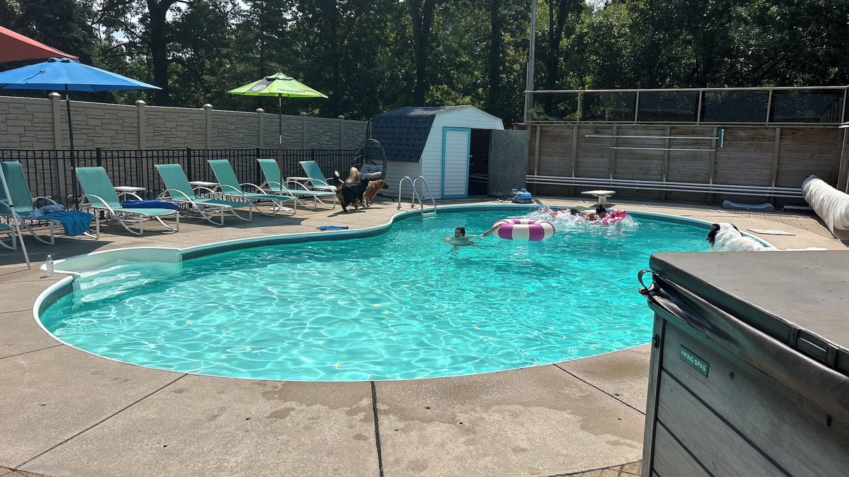 Palmyra House | Great Wood Lodge: Spacious 5-bedroom, 2.5-bath home with pool on 3+ acres.