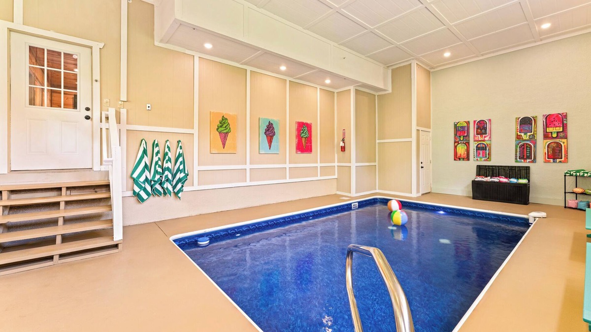 Caton Cabin | Green Mountain Lodge | Indoor Pool, Theater & Game Room