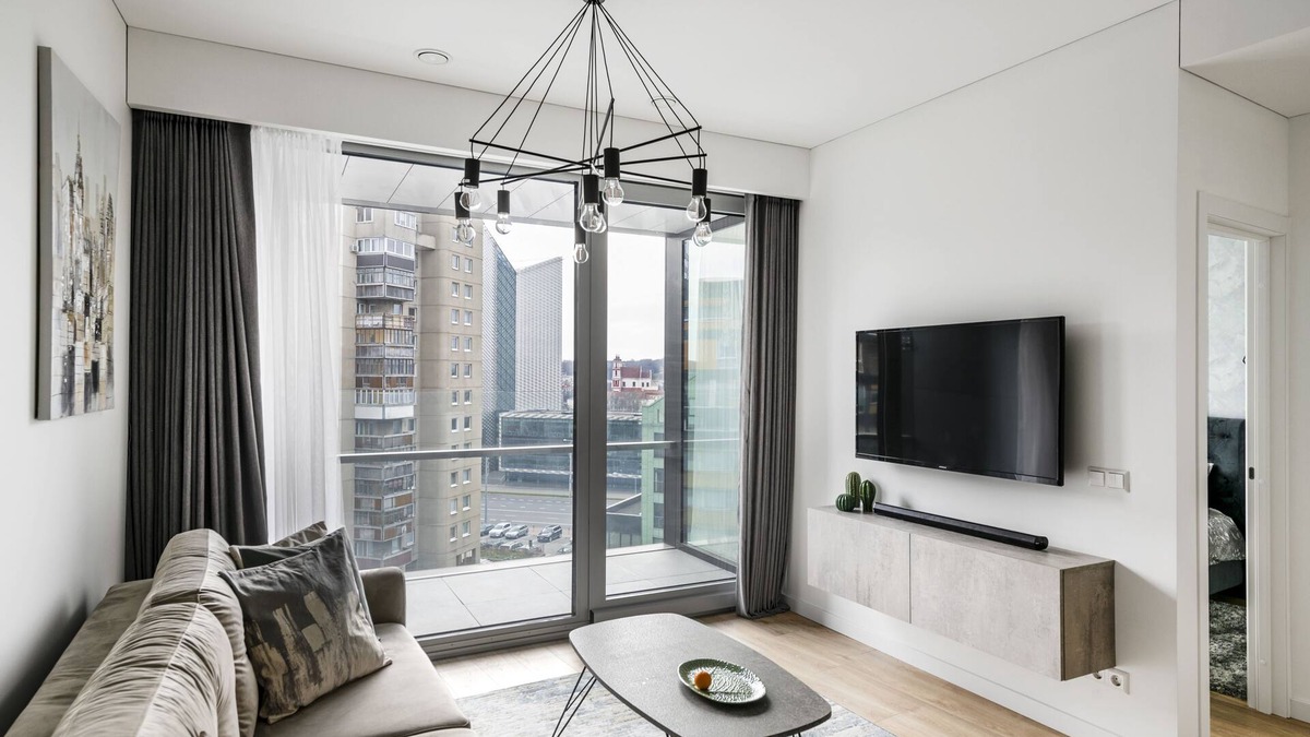 Business District Apartment | Green Tower in Vilnius