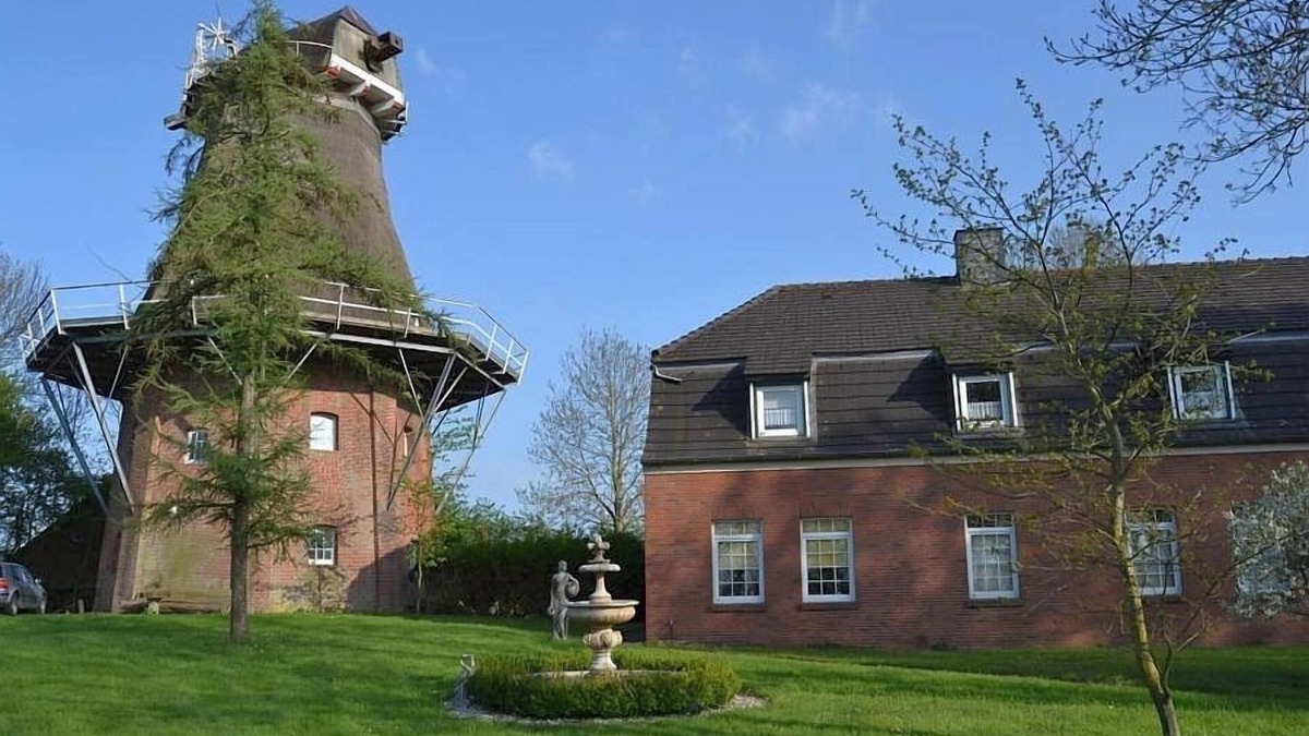 Uttum Apartment | Große Wohnung für 4 Personen im Müllerhaus der Uttumer Mühle