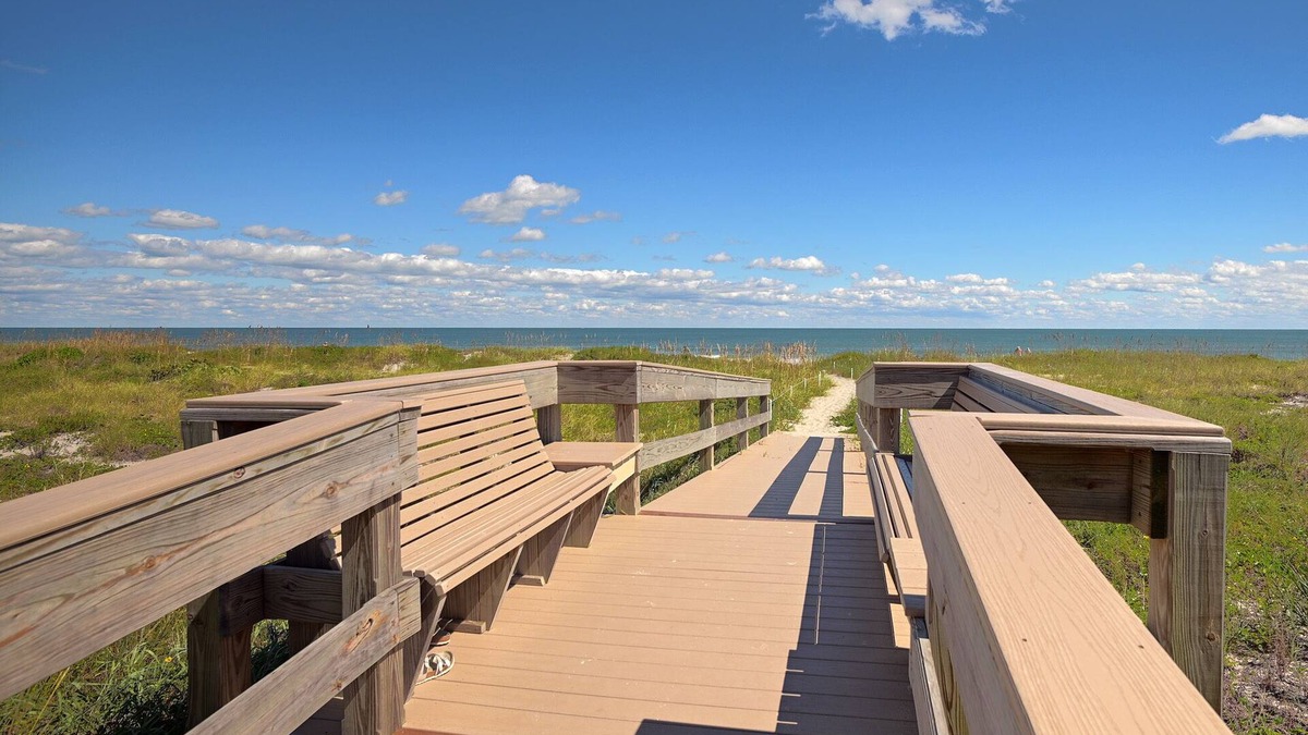 Cocoa Beach Condo | Ground Floor Luxury Condo Fully Updated With Great Ocean View - Unit 49