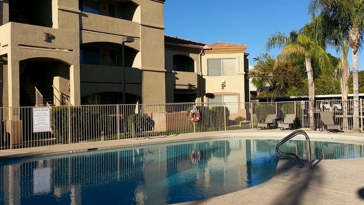 Tempe Condo | Ground floor, Pool, Spa & Fitness Room - 1Bd/1Ba condo. Covered parking spot