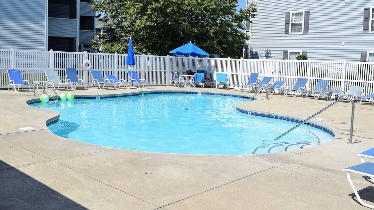 Rehoboth Beach Condo | Ground Level Condo w/Two Bedrooms Sleeps 4 w/Pool & Parking