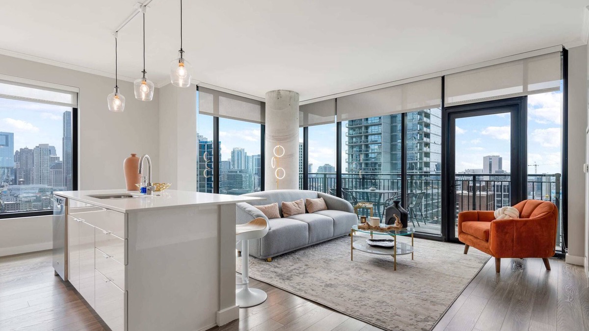 Rush and Division Apartment | Group Hub: 3 Designer 2BR, Steps to Mag Mile