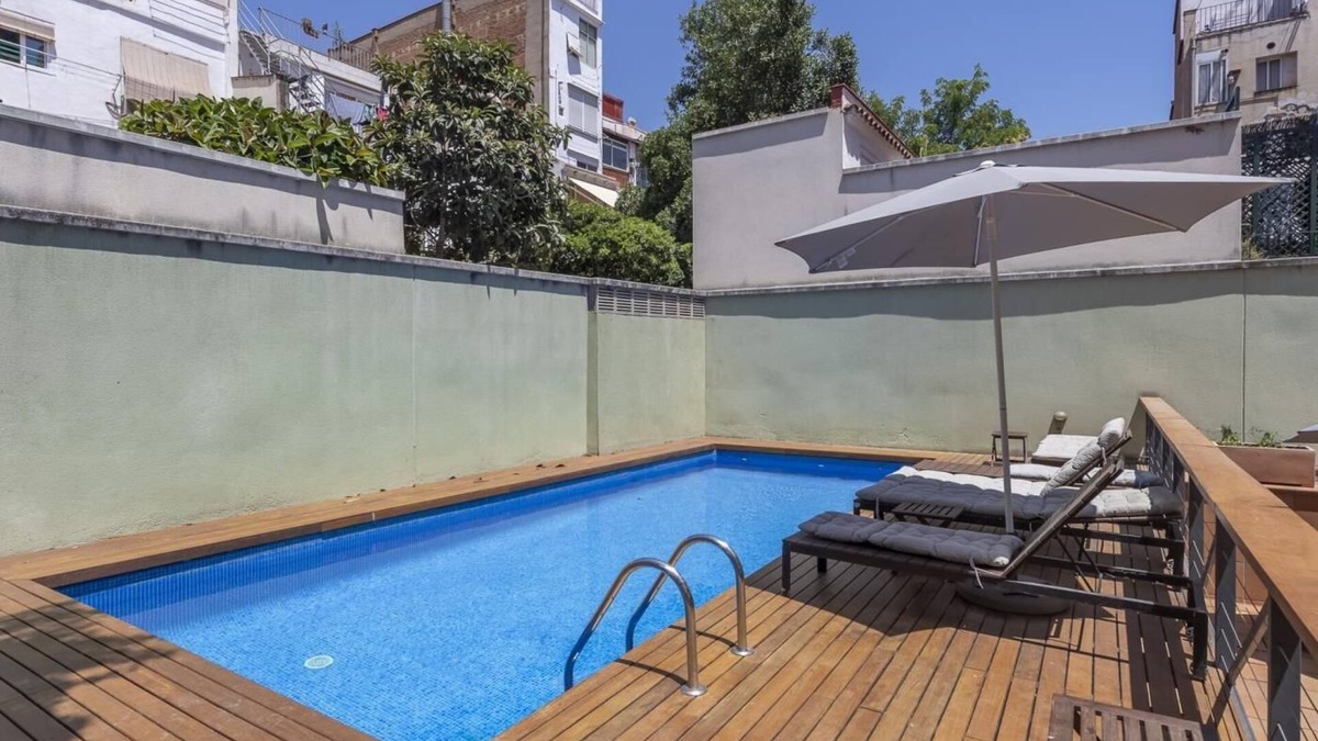 la Vila de Gracia Apartment | Groups in Gracia 3 rooms 10 pax with Free WiFi Pool and Terrace