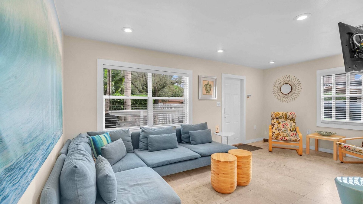 Southwest Coconut Grove House | Grove Bay Bungalow 2/2 | Gated Cottage Walk to Bay
