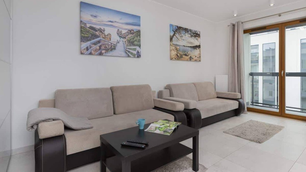 Zaspa Apartment | Grudziądzka 10 | Bright Apartment | Sea view
