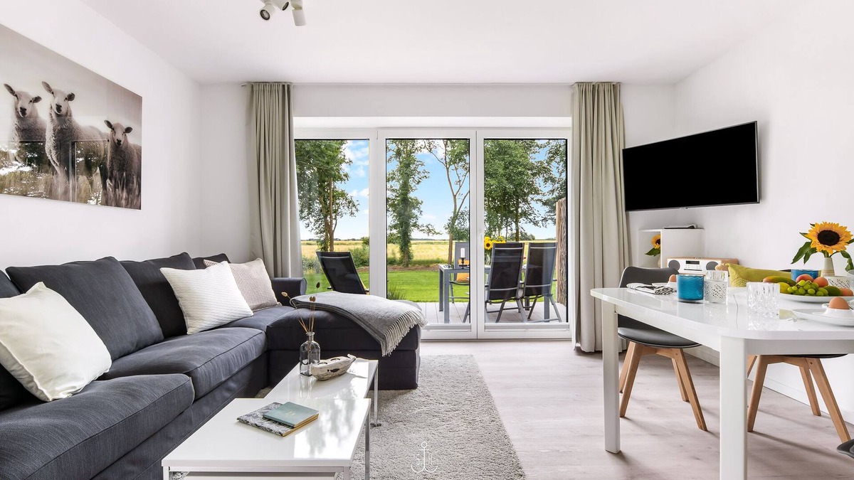 Emmelsbull Apartment | Grünwald - for 4 persons, 30 min from Sylt, idyllic and absolutely quiet