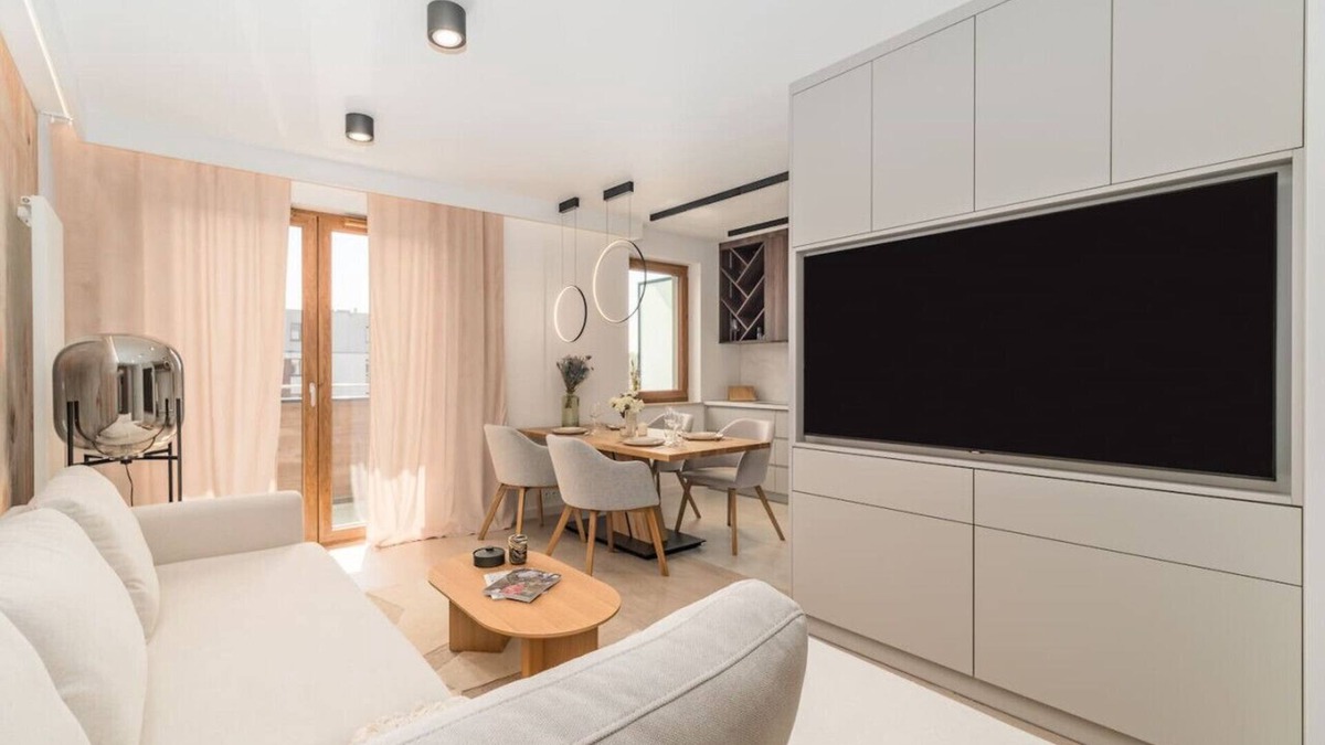 Grzegorzki Apartment | Grzegórzecka Apt - Parking, Balcony, Workspace, AC - by Rentujemy