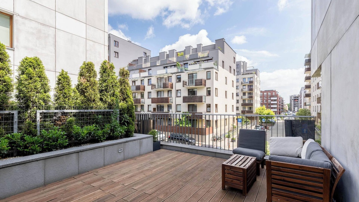 Pradnik Czerwony Apartment | Grzegórzki Luxury Apartment with Terrace
