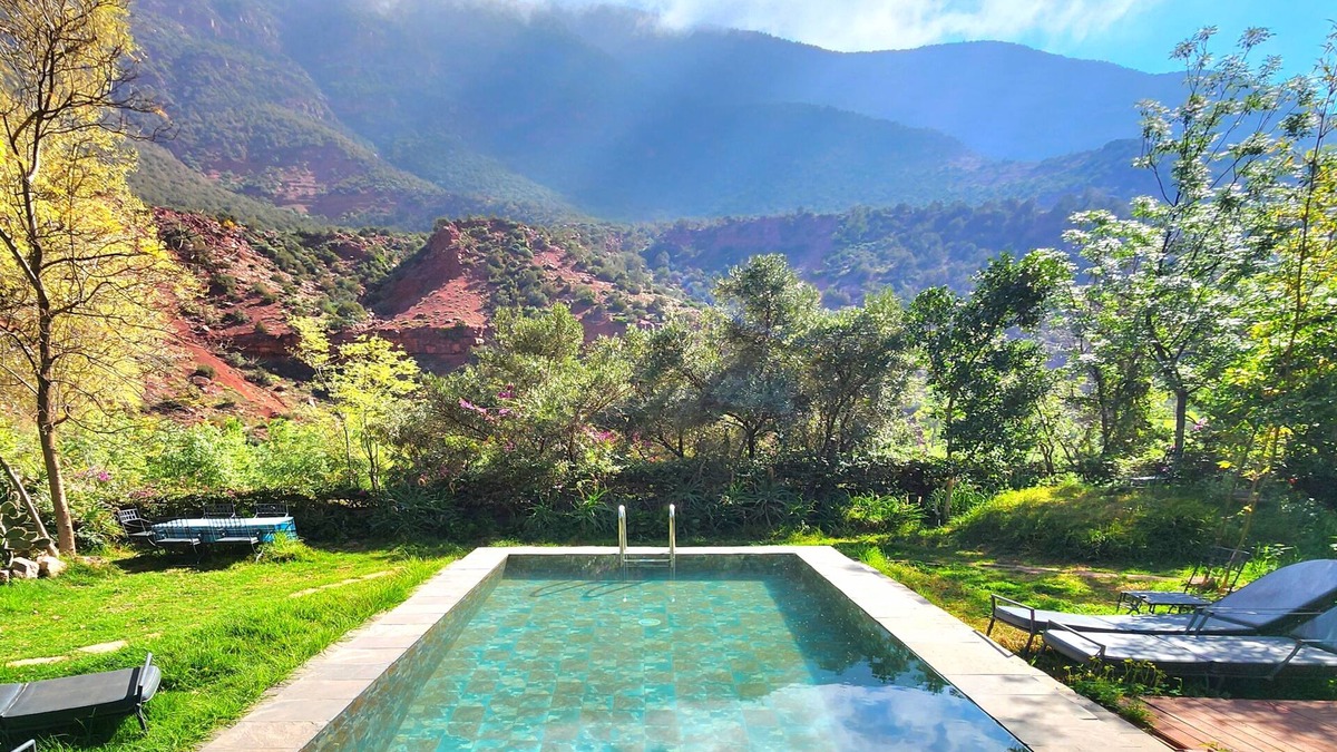 Sti Fadma Bed & Breakfast | Guest house with swimming pool, waterfront, Ourika Valley