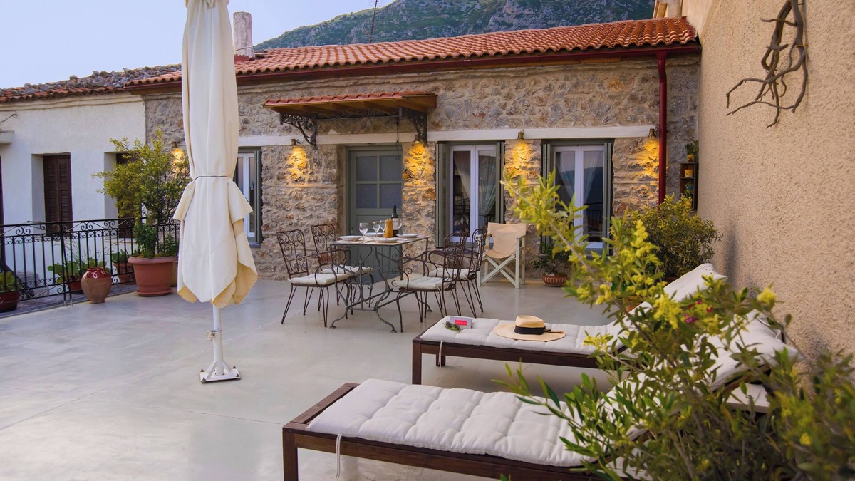 Arachova House | Guest house Simou with view 3 bedrooms