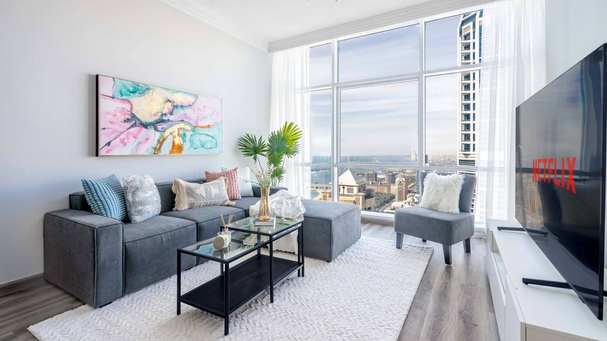 Dubai Media City Apartment | GuestReady - Lux interiors in Dubai Marina