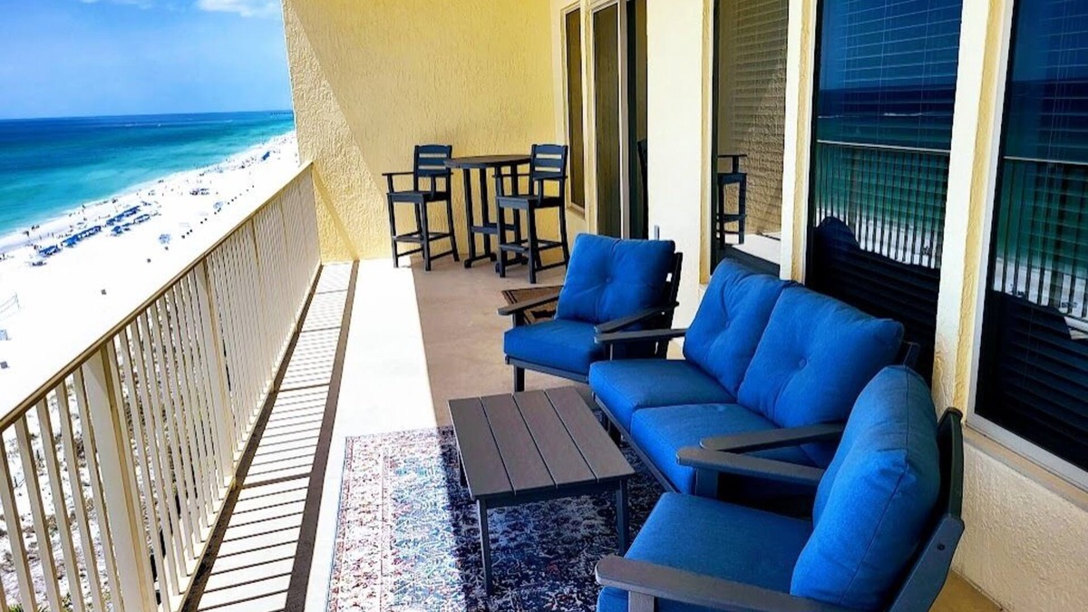 Thomas Drive Condo | Gulf Crest 2 Bedroom Unit; Gulf Views; Disc Summer rates; Free Beach Chair Serv!