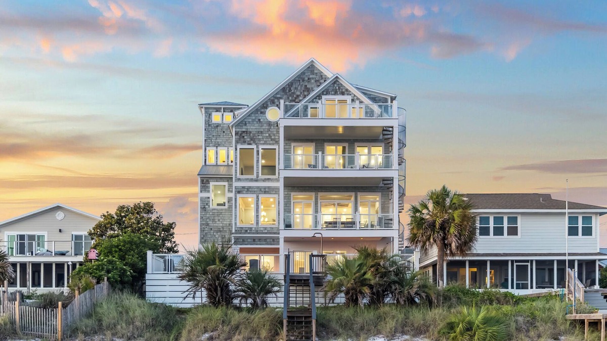 Kiska Beach House | Gulf Front mansion in PCB w/private pool & hot tub + beach access | Sleeps 36