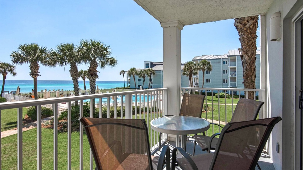 Seacrest Condo | Gulf-front in Seacrest - Pool & Tennis - Sleeps 6 + Free Attraction Tickets!