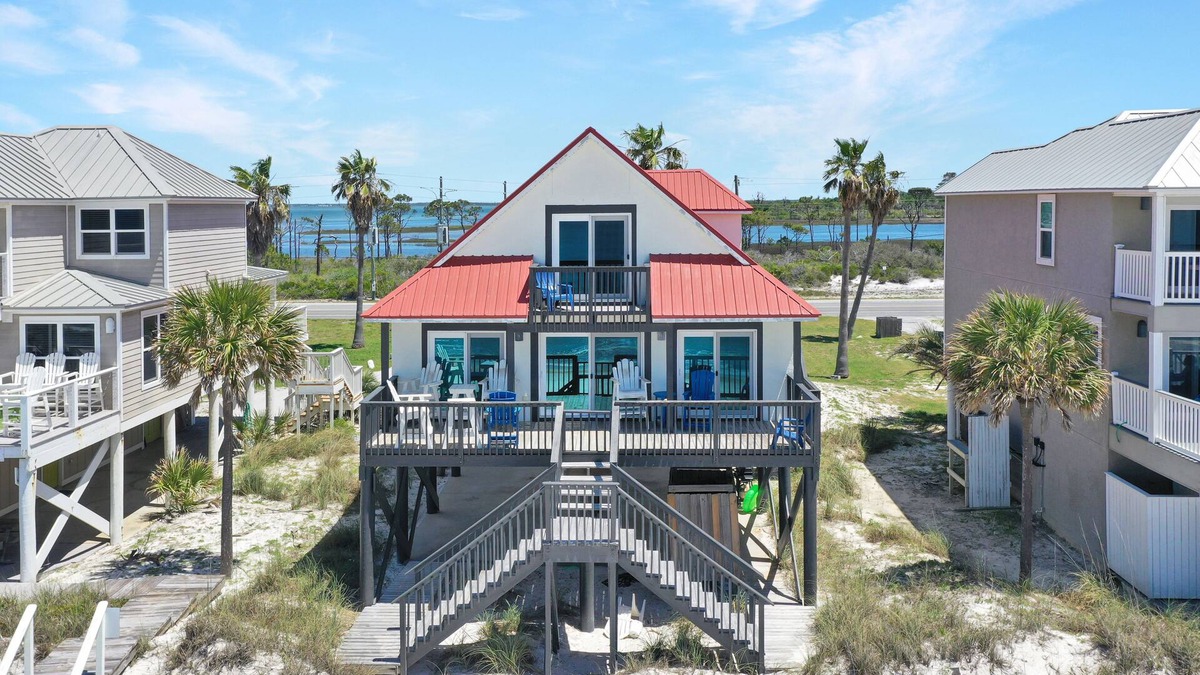 Cape San Blas House | Gulf Front, North Cape San Blas, Pet Friendly ~ Sun Chaser