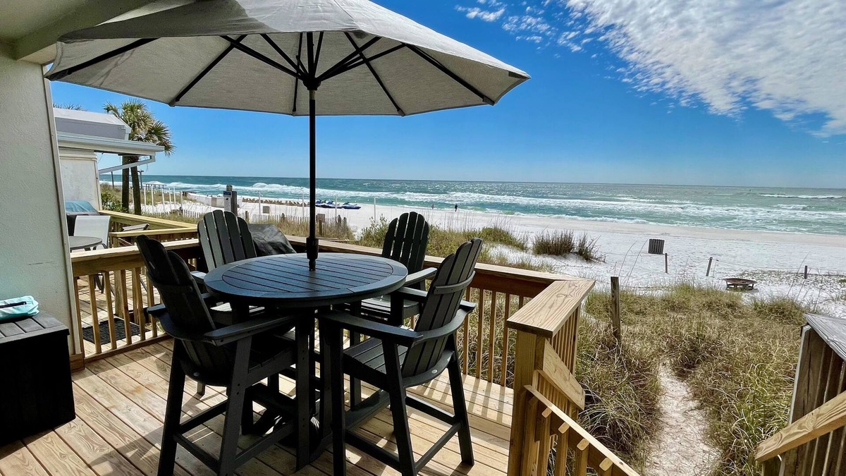 Biltmore Beach House | Gulf Front Townhouse 2BR/BA, Sleeps 6, Pet Friendly, Wi-Fi 4 Units Avail