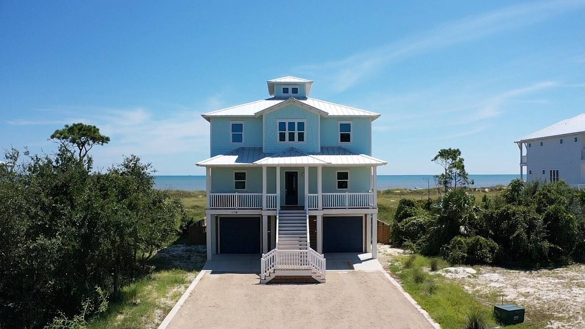 Port St. Joe House | Gulf front with a private pool.