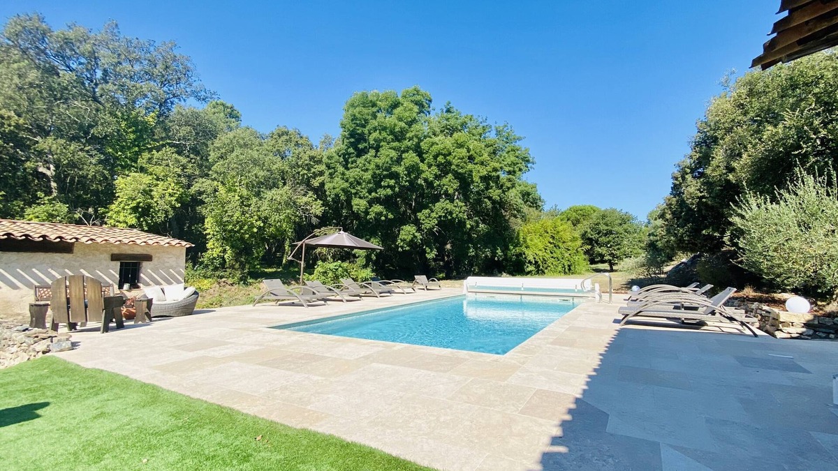 Plan-de-la-Tour House | Gulf of Saint Tropez: Independent 2 bedroom gite in villa with pool