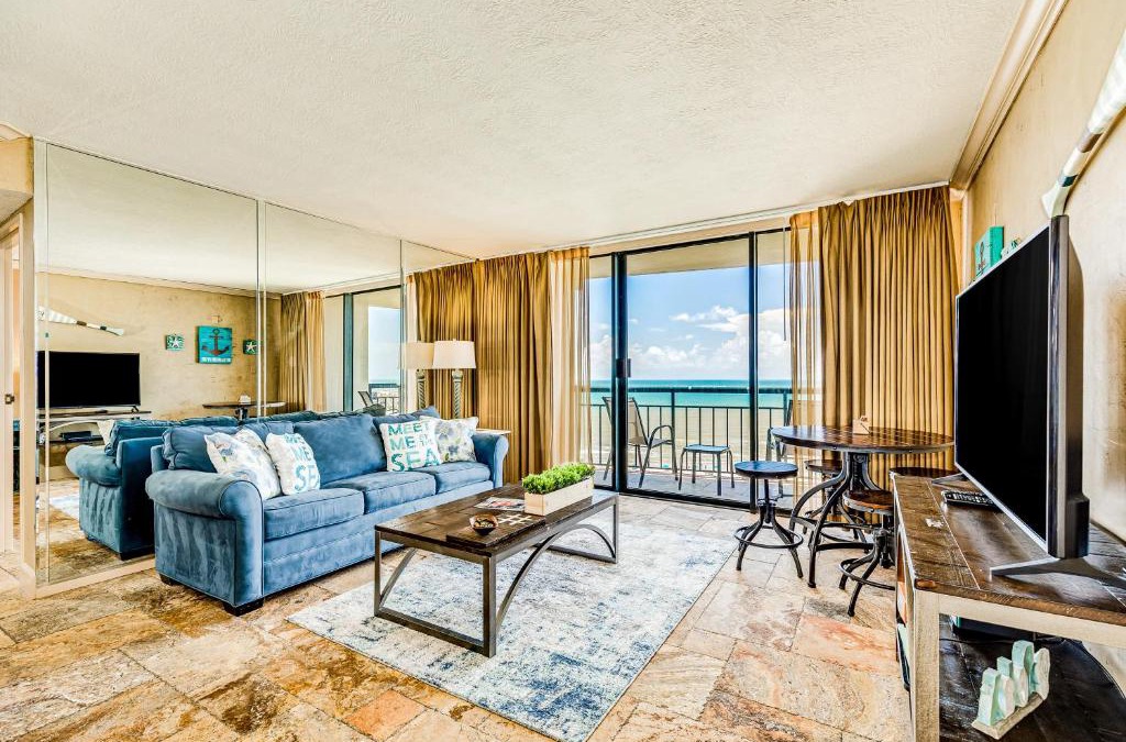 Galveston Apartment | Gulf Overlook San Luis Resort 1035