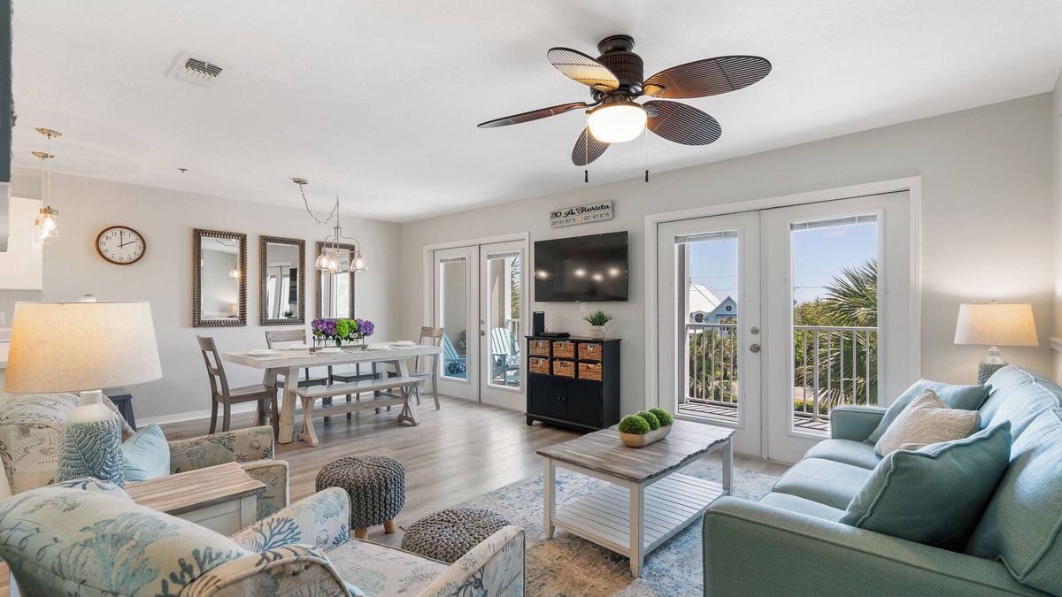Gulf Place Condo | Gulf Place Caribbean - Top Rated Condo on 30-A with Pickleball & Tennis!