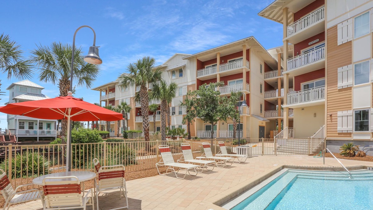 Waterside Village Condo | Gulf View, Gated Community with Pool, WiFi ~ Waterside Village Condo 302