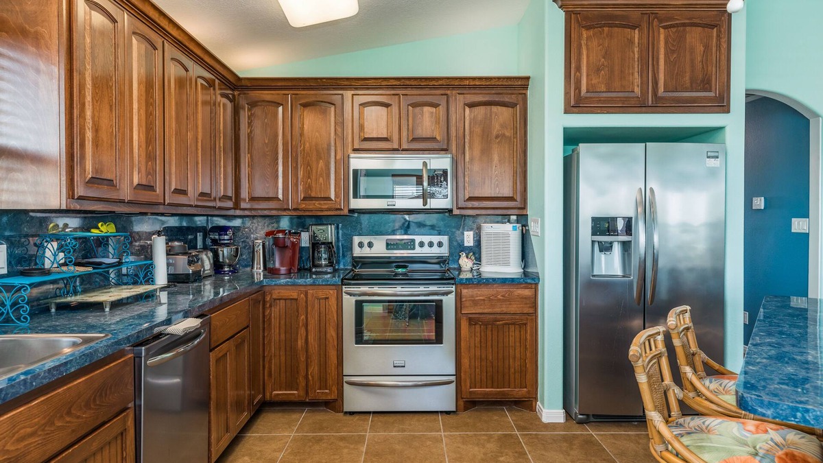 Crystal Beach Cottage | Gulf-view Home with wraparound deck - one block to the beach