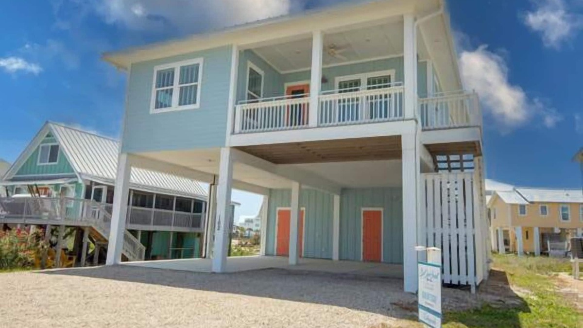 Cape San Blas House | Gulf view newly built home. Beautifully decorated, pet friendly!