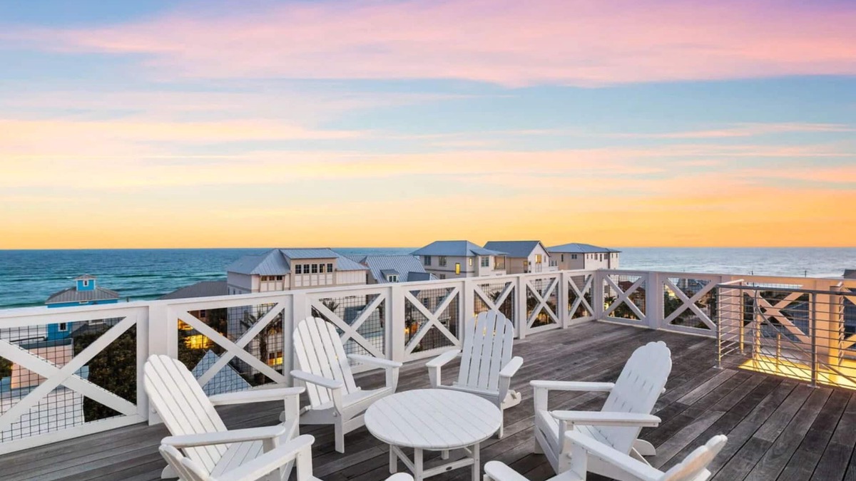 Inlet Beach House | Gulf Views, Private Heated Pool, Steps to Beach, Rooftop | Kayaks, 6 Bikes