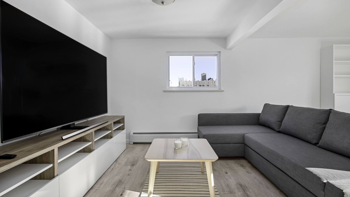 Weehawken House | Gut renovated 2beds apartment, 10min from Manhattan. Fully furnished, queen size