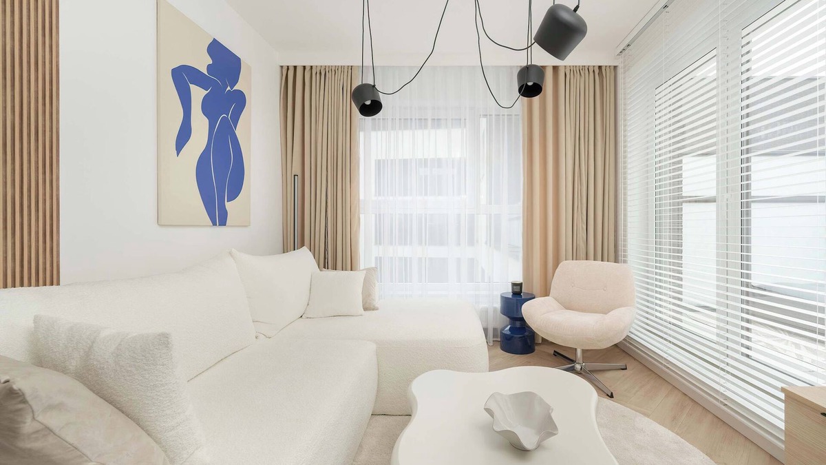 Krzyki Apartment | Gwiaździsta 22 | Elegant Apartment for 6 | Balcony