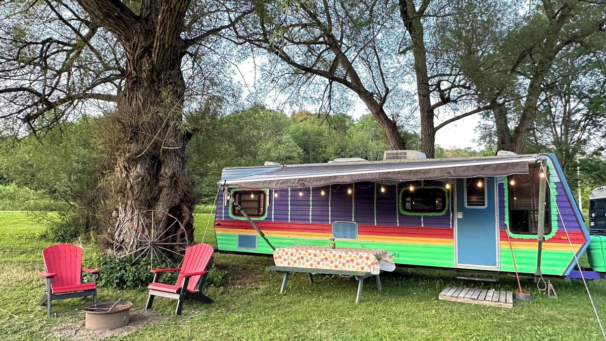 Black Creek RV Rental | Gypsy Camper on Ischua Creek @ Campground Adventures