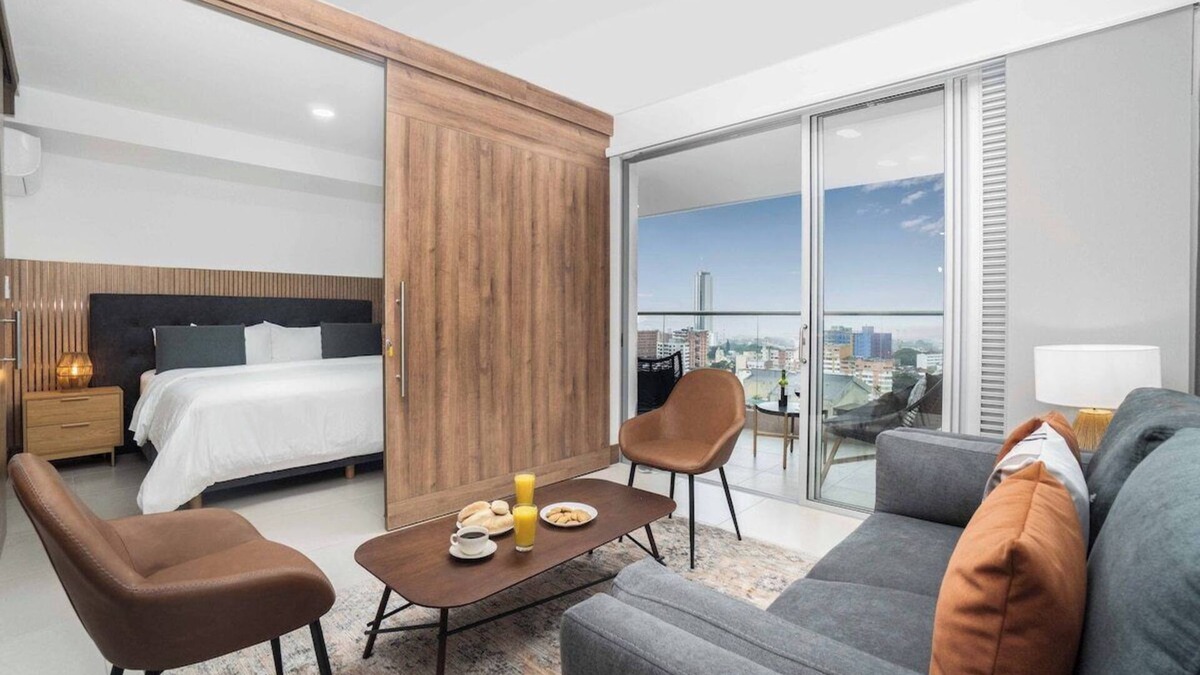 Granada Apartment | H506 - Balcony, Views & Rooftop Pool Near Granada