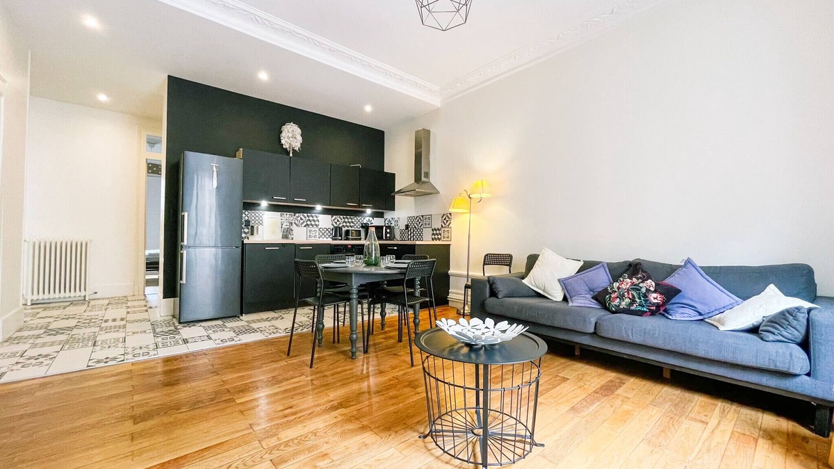 Secteur 1 Apartment | #H9 | Le spacieux de la Gare ♟| Large T4 fully equipped |Gare de Grenoble
