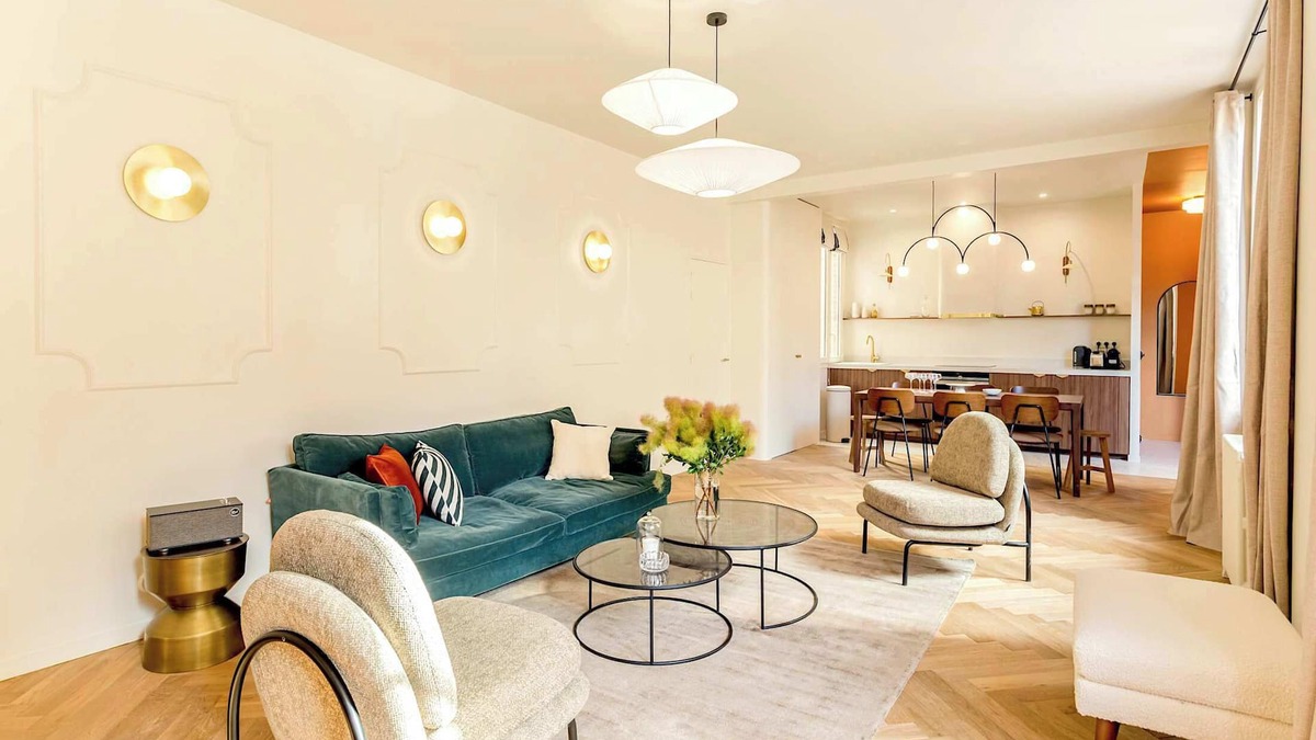 Quartier du Mail Apartment | Habitat Parisien - 3 BR 3 BA - A/C à Bourse