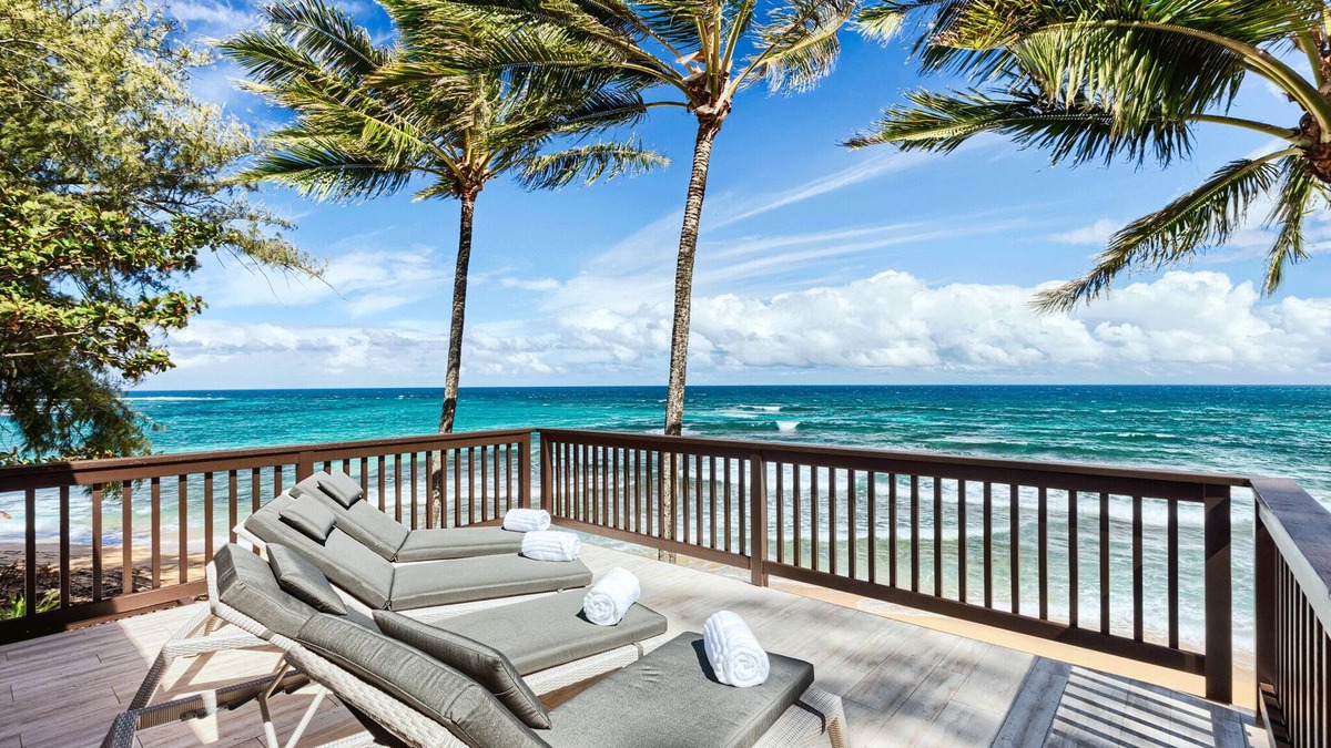 Wainiha House | Haena Beach House: Private Luxury Beachfront Home w/Breathtaking Views