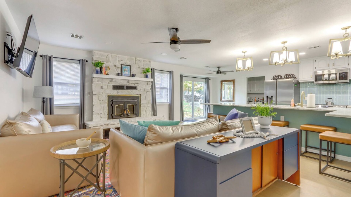 Afton House | Half-Mi to Grand Lake & Marina: Monkey Island Home