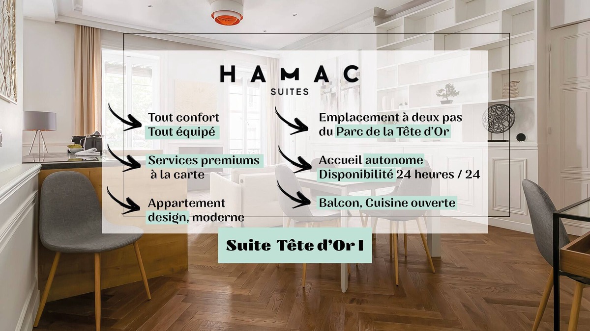 Marechal Lyautey - Vitton Apartment | Hamac Suites - Suites Tête d'Or - Balcony
