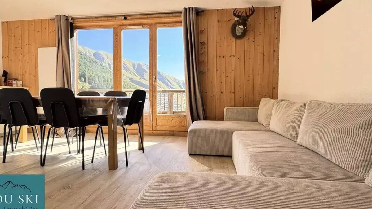 Saint-Sorlin-d'Arves Apartment | Hameau De L'alpage Residence - PDS 41 - Duplex 7 people with balcony