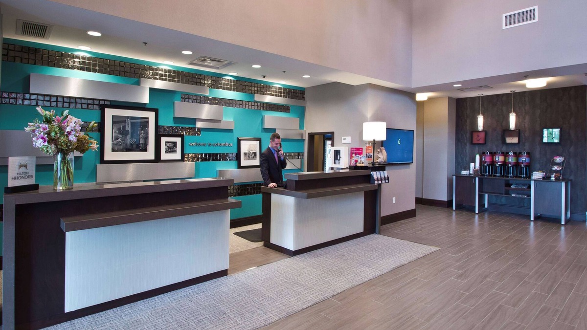 Columbus Hotel | Hampton Inn & Suites Columbus/University Area