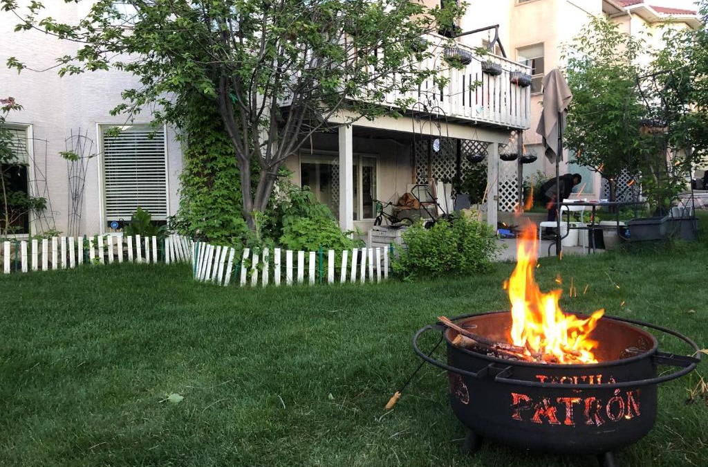 Northwest Calgary House | Hamptons Rose garden family!