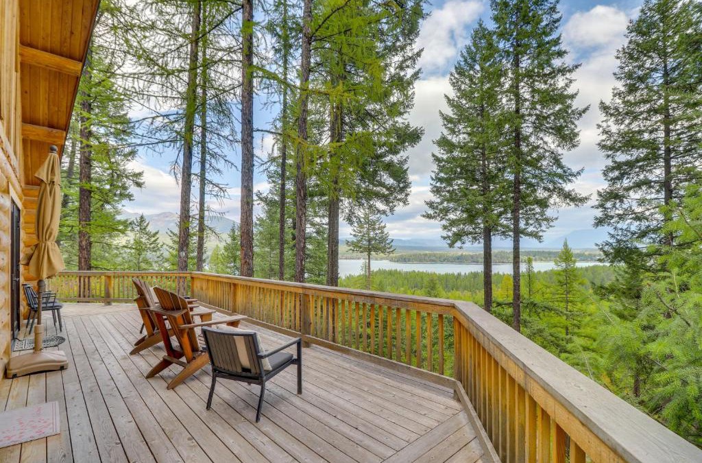 Whitefish House | Hand-Crafted Cabin with Whitefish Lake Views!