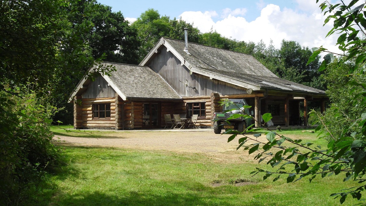 West Buckland Cabin | Hand Crafted large Log Cabin . Rural Location , lovely views and walks , quiet .