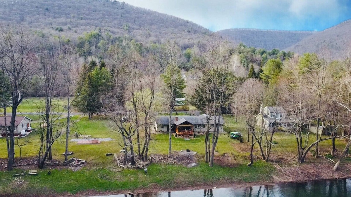 Jersey Shore House | Happy Mountain Camp · Borders State game land | Pine Creek River Front