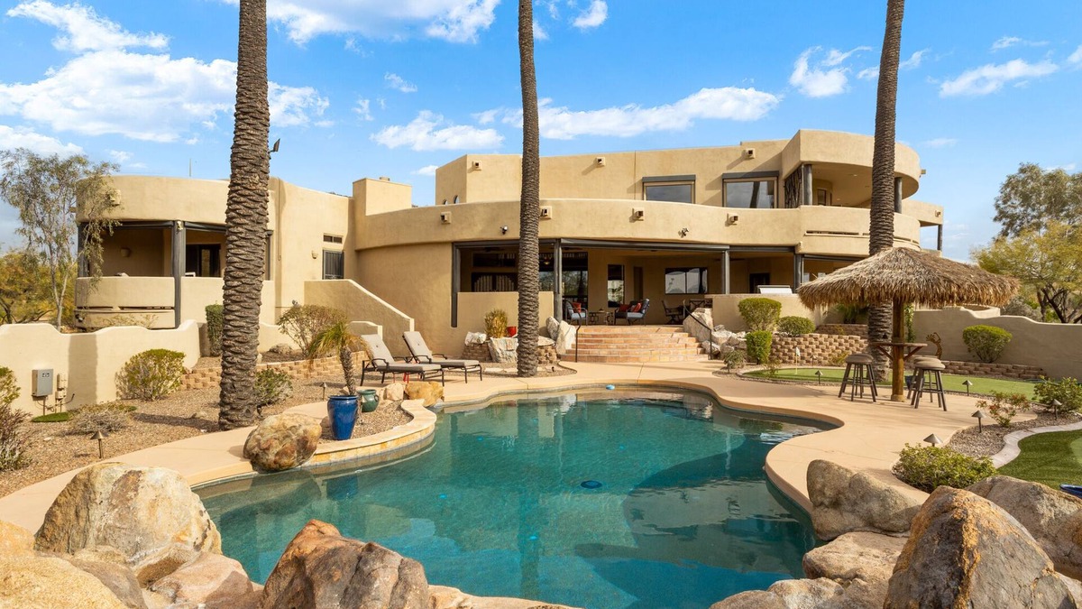 Desert View House | Happy Valley Hideaway | Resort-like home with amazing views & walking distance to hiking trails!