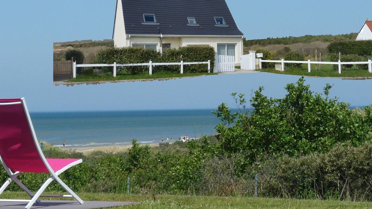 Hardelot-Plage House | HARDELOT - Quiet villa with sea view (150 m from the beach - 2 mins walk)