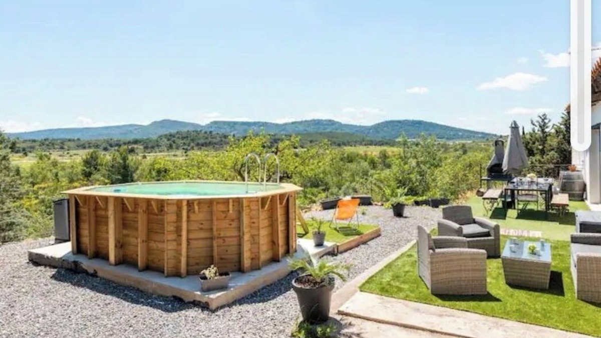 Montseret House | Haven of peace in the middle of the Corbières, swimming pool with breathtaking views
